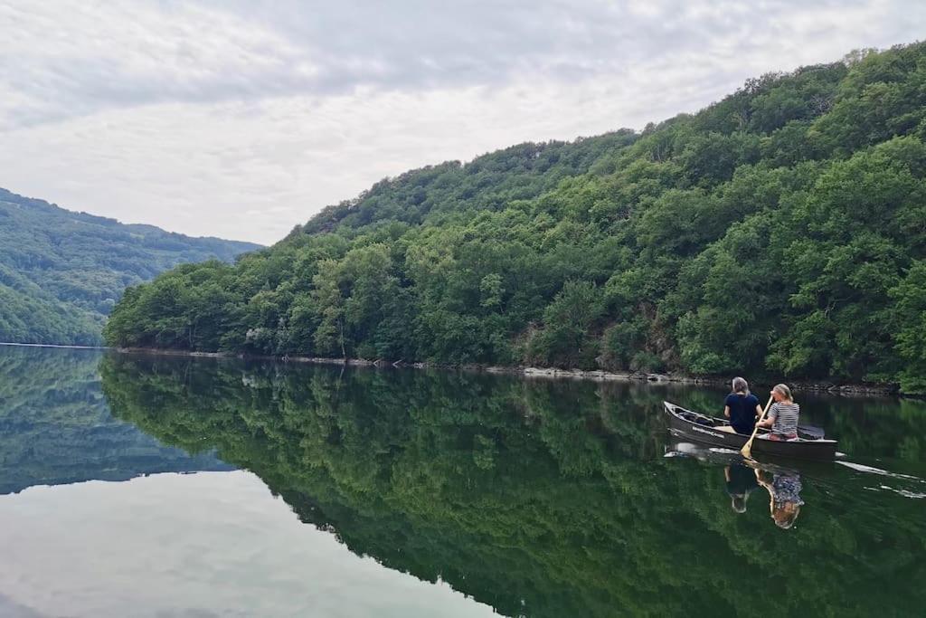 Lake House I // Alauzet Ecolodge + Nature Spa Castelnau-de-Mandailles Eksteriør billede